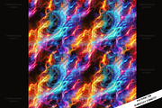 Luminous Blaze Digital Paper, a Pattern Graphic by Chromolume Studio (Thumbnail 16 of 28)