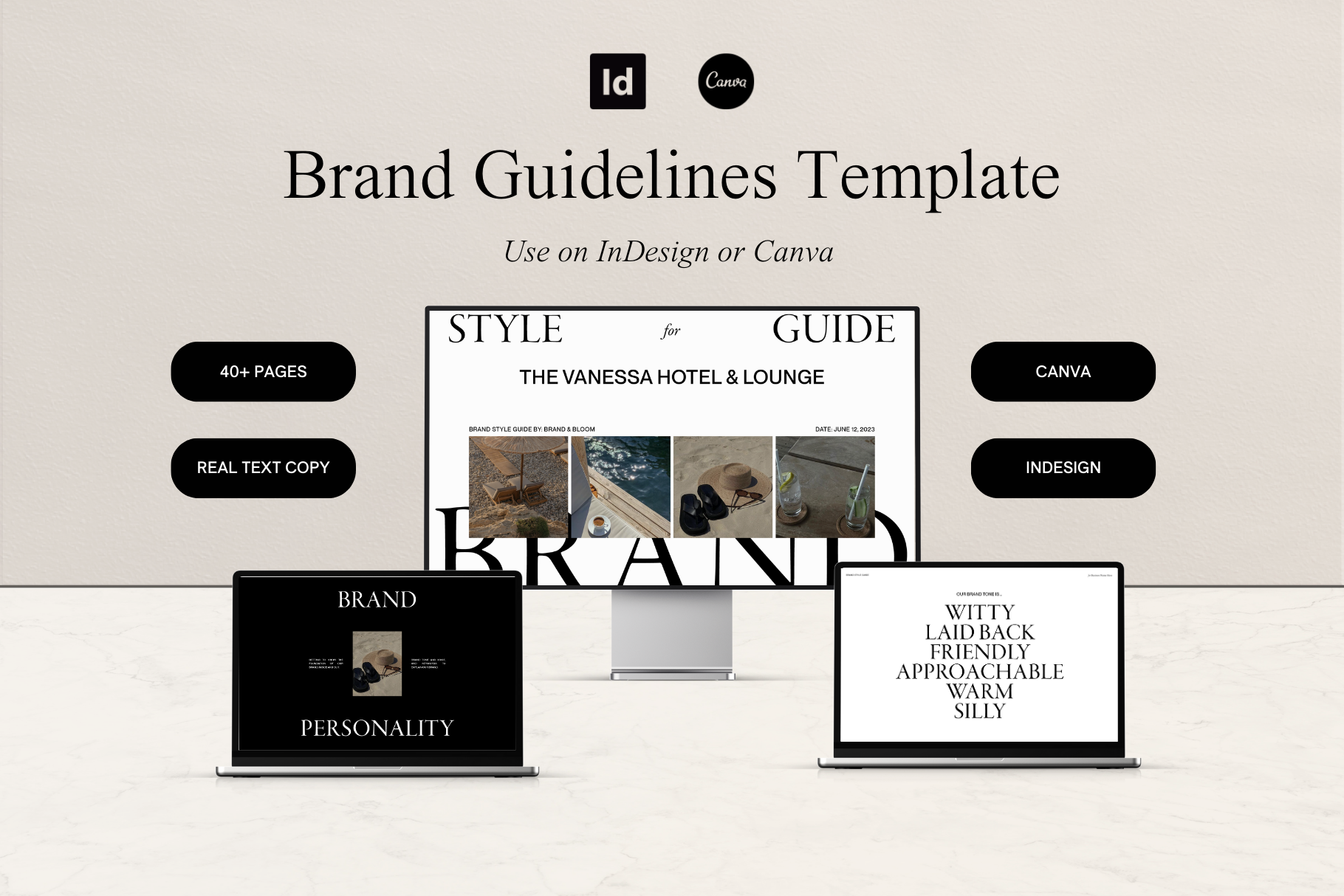 Luxury Brand Guidelines Templates by Brand  Bloom  Creative Market