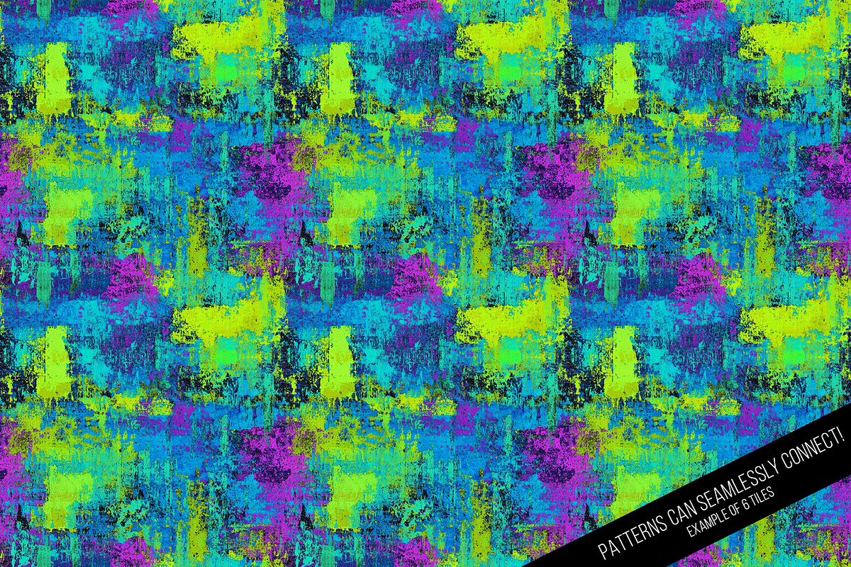 Neon Grunge Seamless - Volume 2, a Pattern Graphic by Chromolume Studio (Photo 9 of 15)
