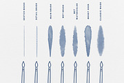 Mini Procreate Watercolor Brush Set, a Brush Add-On by Fins and Fiction (Thumbnail 4 of 5)