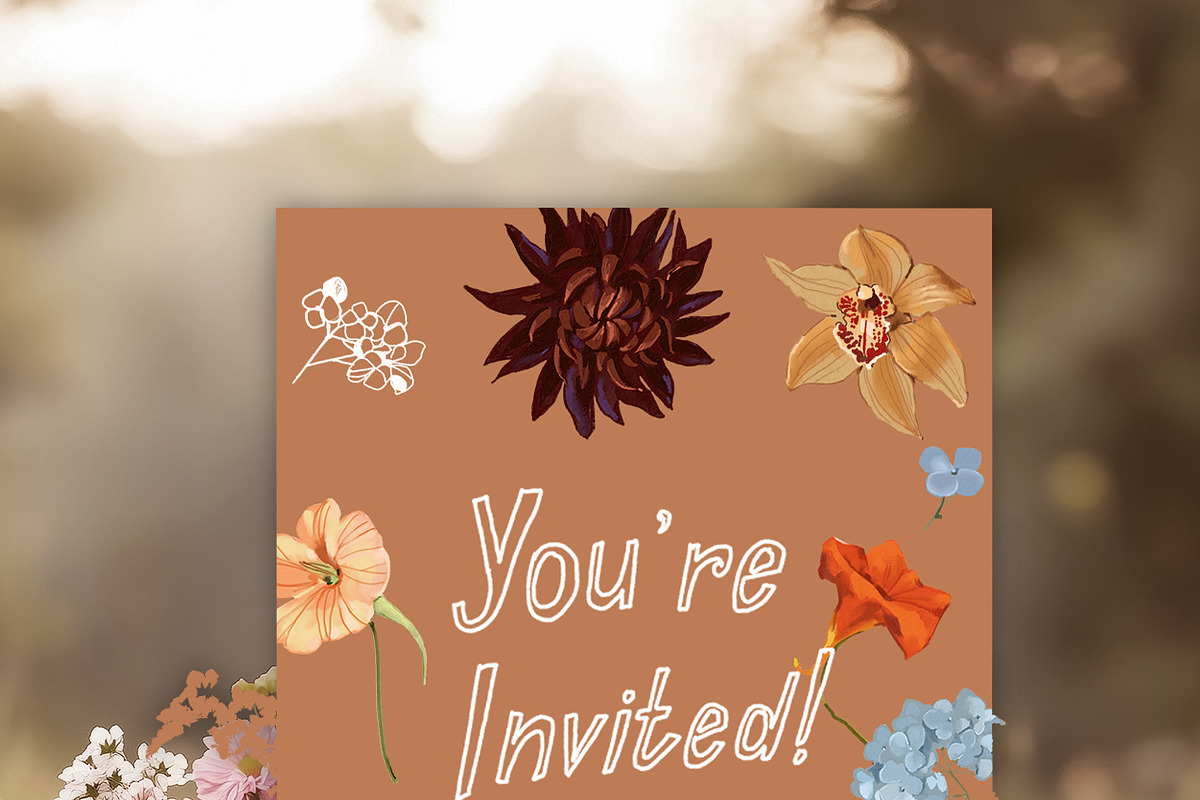 Fall Flowers PNG Illustrations, a Decorative Illustration by whiteheartdesign (Photo 14 of 16)