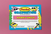 Preschool Graduation Certificate, a Print Template by graphicook (Thumbnail 3 of 3)