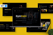 Gymtrain - Keynote Templates, a Presentation Template by Deepslide Studio (Thumbnail 1 of 6)