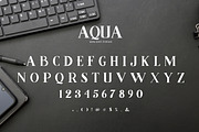 Aqua San Serif Font, a Sans Serif Font by mullathedesigner (Thumbnail 2 of 3)