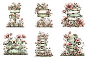Flowers Spring Singpost Clipart, an Illustration by SinaCreation (Thumbnail 4 of 11)