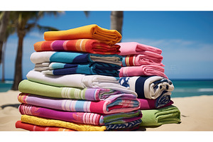 sand product summer background ai, a Holiday Photo by pikepicture