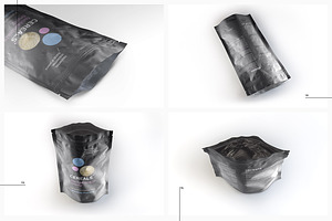 Plastic Pouch Bag Mockup