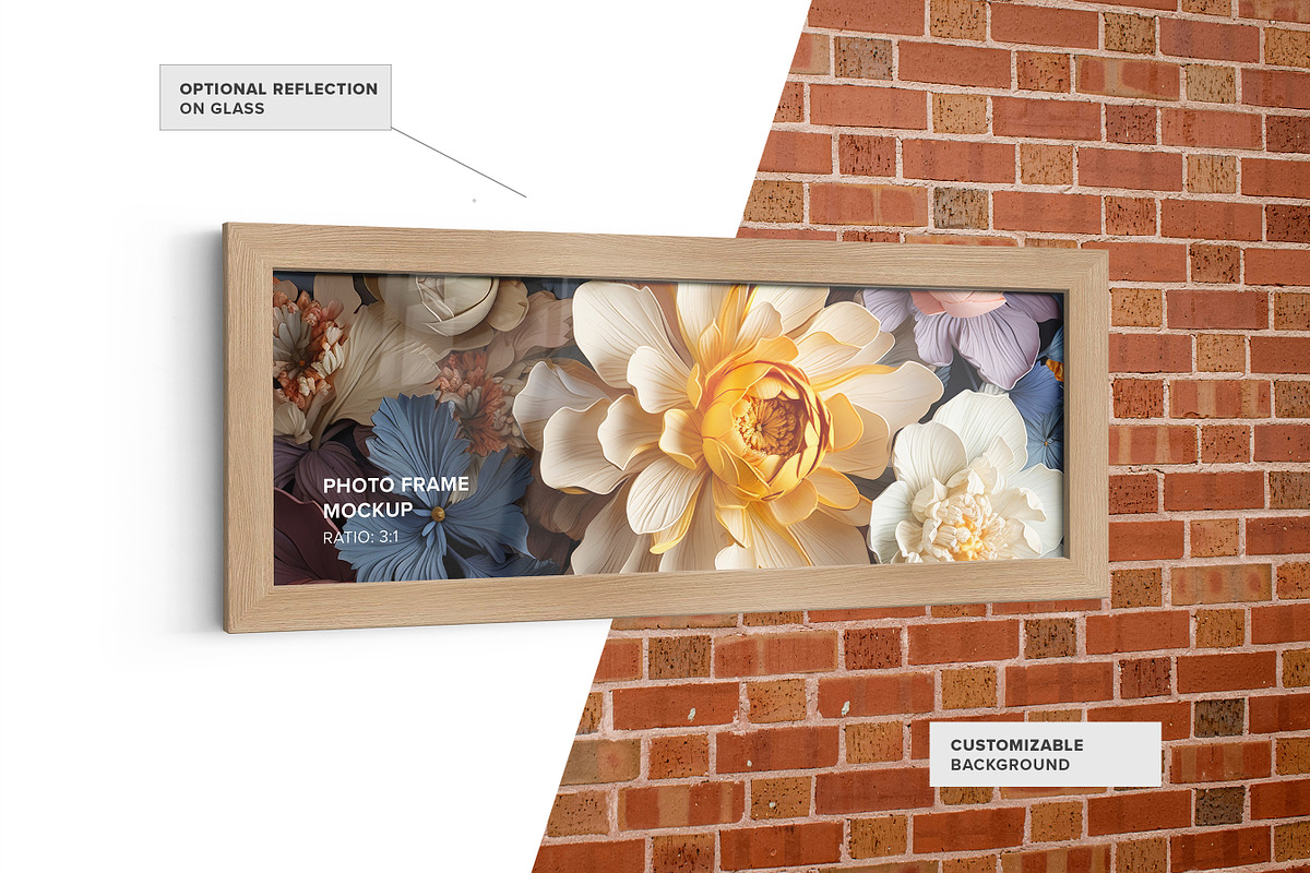 Small Photo Frame Mockup – Ratio 3x1, a Merchandise Mockup by Mockups by Carlos Viloria (Photo 7 of 7)