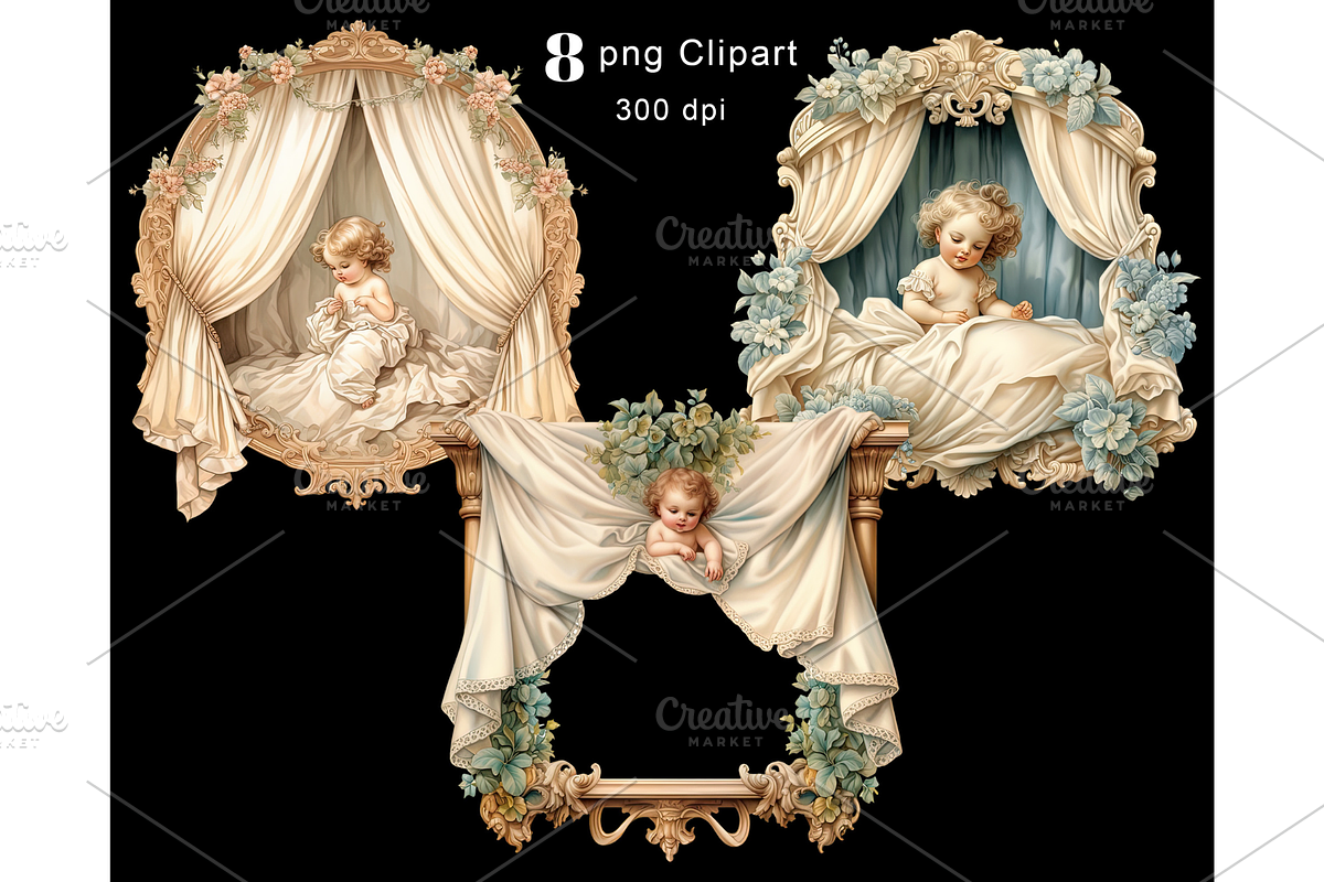 Baby Curtain PNG Clipart, a Person Illustration by Memories By Lea (Photo 4 of 8)