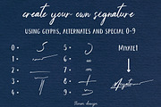Mine Signature handwritten Font, a Handwritten Font by Tanondesign (Thumbnail 6 of 6)