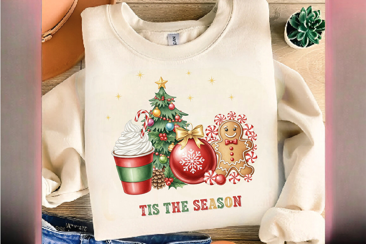 Tis the Season Christmas PNG, an Illustration by DreamArtGraphic (Photo 5 of 5)