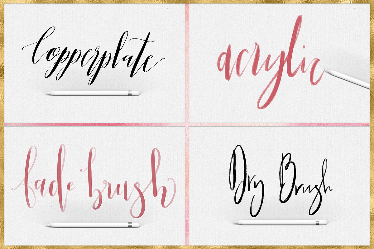 Procreate Lettering Brushes + Bonus, a Brush Add-On by AJ Brushes (Photo 15 of 23)