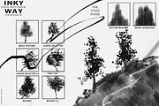 Inky Way Travel Procreate Sketchbook, a Brush Add-On by Liquid Amethyst Art (Thumbnail 3 of 7)
