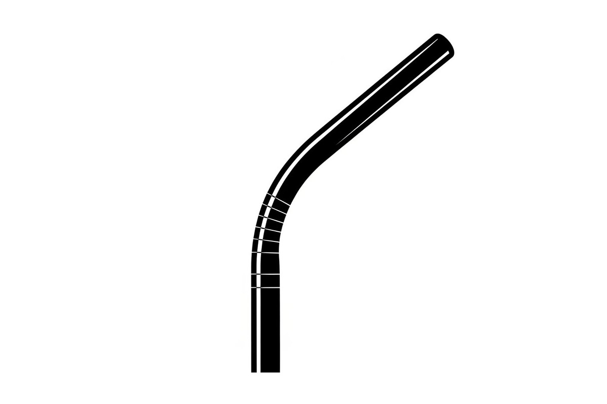 Bent Drinking Straw Silhouettes, a Graphic by hafijul (Photo 4 of 10)