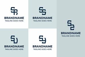 Letters SR SS SU SY SZ Monogram Logo