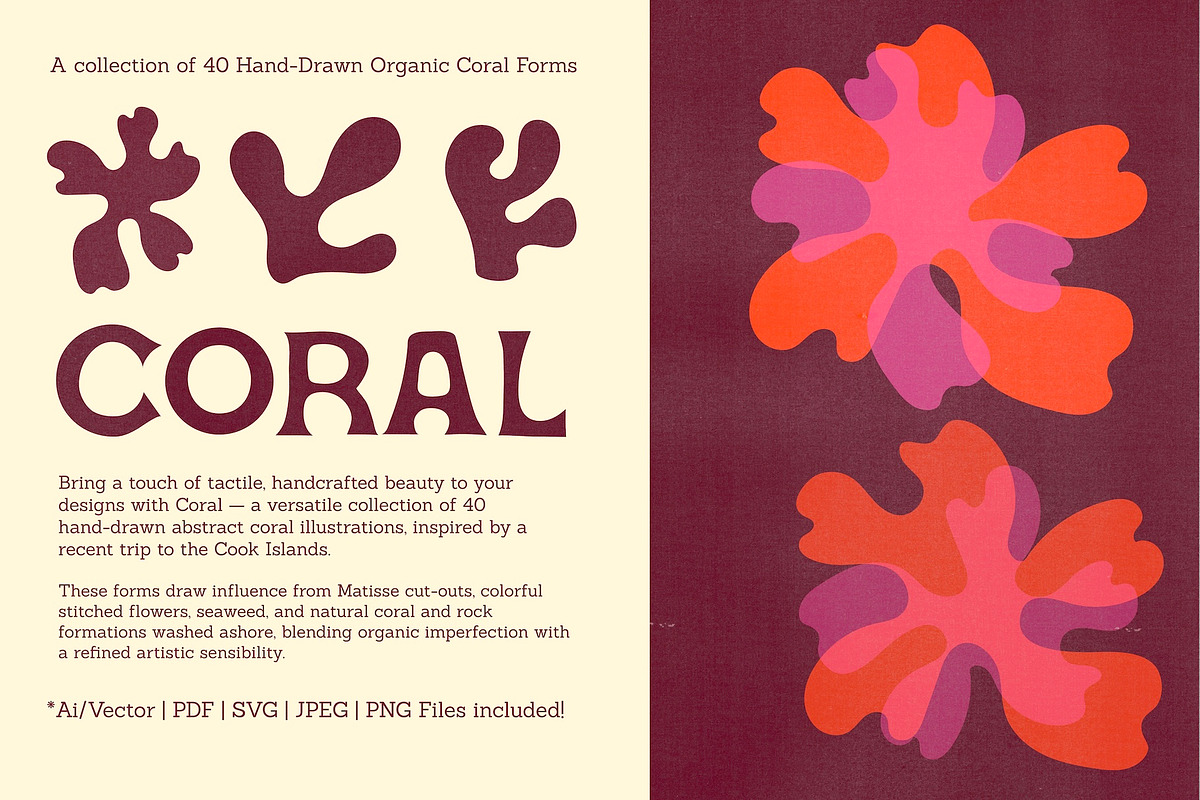Coral – Hand Drawn Coral Forms, a Decorative Illustration by Madeline ODonoghue Design (Photo 9 of 15)