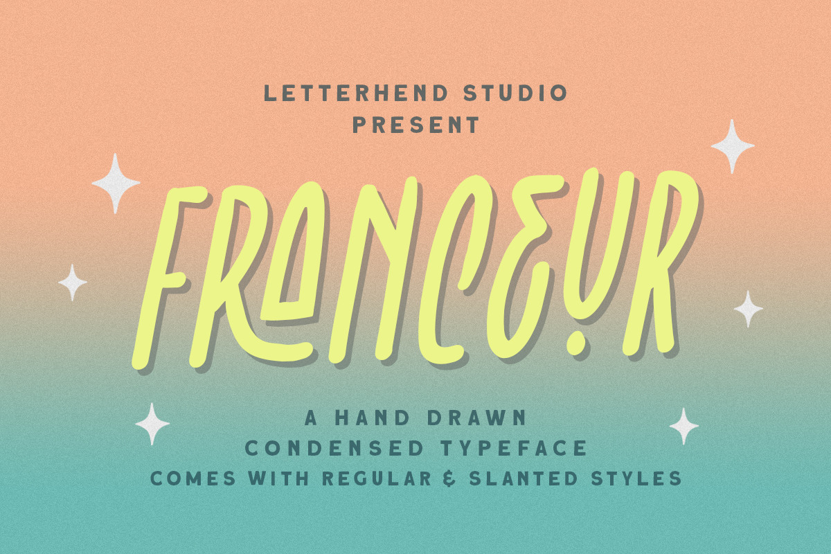 Franceur - Condensed Typeface