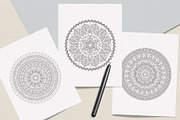 Ethnic Mandala Coloring Book, a Graphic by MISTstudioDesign (Thumbnail 7 of 8)