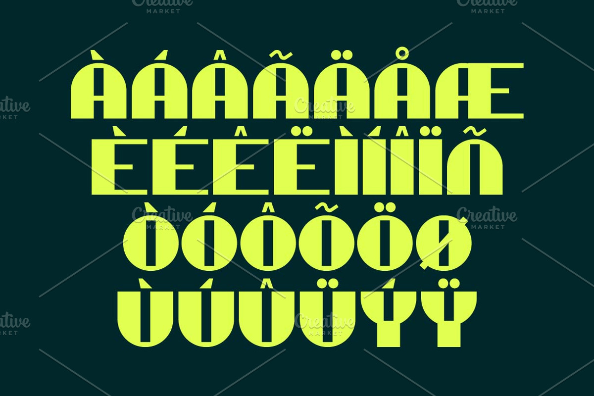 Bittery Strong Font, a Sans Serif Font by Artiveko (Photo 7 of 8)