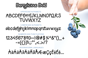 Berrylicious, a Sans Serif Font by theinkaffair (Thumbnail 8 of 9)