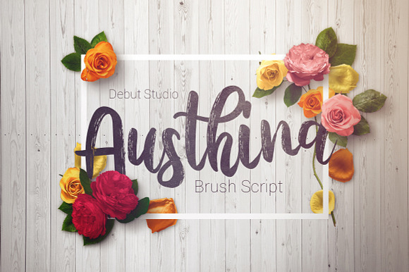 Austhina Brush Calligraphy preview 7