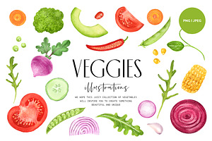 Veggies Illustrations