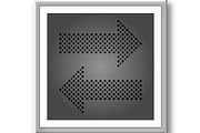 Fine Vector Dotted Arrows, a Texture Graphic by FineArtStudio (Thumbnail 3 of 3)