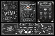 Twenty Editable Chalkboard Designs!, a Poster Template by the little wonder shop (Thumbnail 8 of 9)