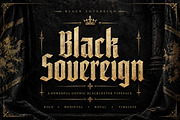Black Sovereign, a Blackletter Font by Wow Magic (Thumbnail 1 of 5)