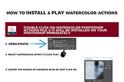 Watercolor Photoshop Actions preview 6