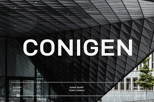 Conigen Modern Sans Serif, a Sans Serif Font by Yukita Creative