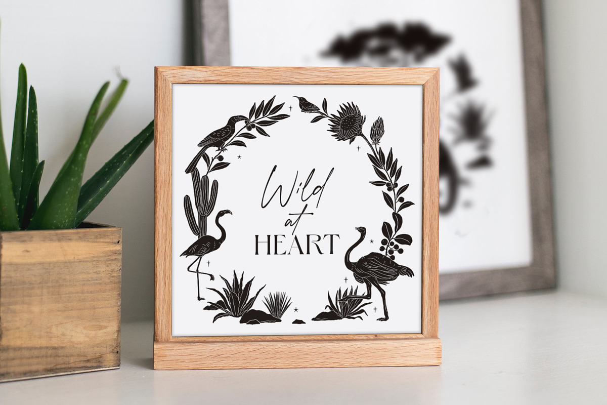 Starlit Safari Graphic Collection, an Animal Illustration by rouxsupplyco (Photo 7 of 16)