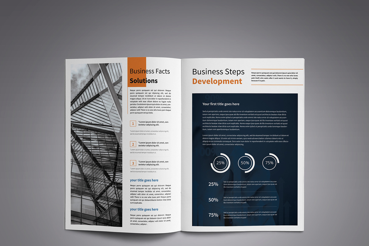 Corporate Business Brochure template, a Brochure Template by New Lines (Photo 9 of 10)