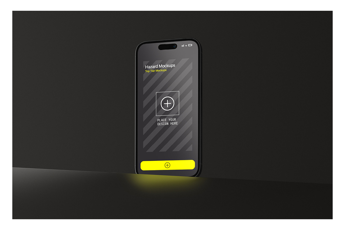 iPhone 14 Pro Mockup, an iPhone Mockup by HAZARD MOCKUPS (Photo 7 of 9)
