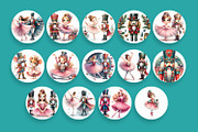 Christmas Ornament Nutcracker, a Person Illustration by ElenazlataArt (Thumbnail 2 of 6)