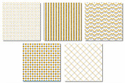 Gold & Silver Pattern Digital Papers, a Pattern Graphic by Scrapbook Gems (Thumbnail 3 of 3)