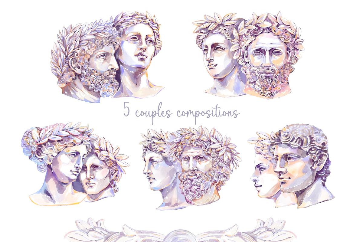 Antique Aesthetic Garden Watercolor, a Decorative Illustration by Shabbypie (Photo 5 of 15)