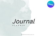 Contemporary Journal Planner, a Templates & Theme by Bright Beginnings Store (Thumbnail 1 of 5)
