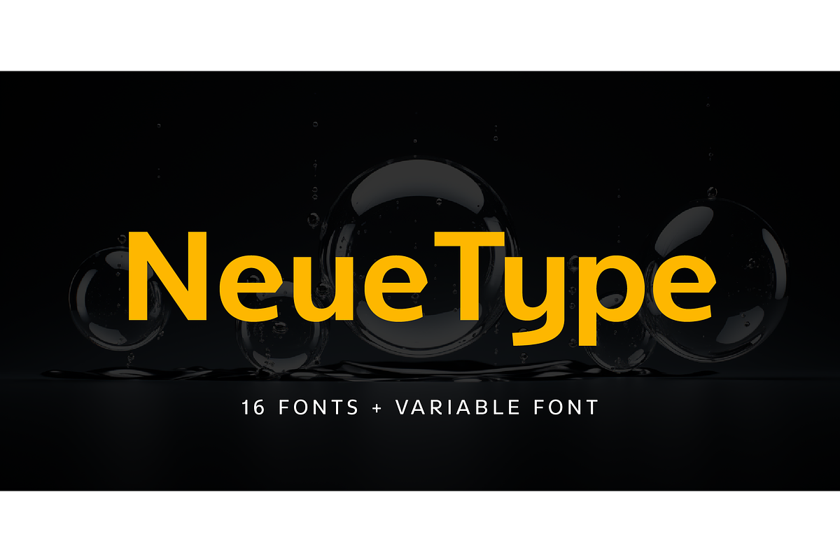 NeueType - Bold Design, a Sans Serif Font by NicolassFonts (Photo 1 of 5)