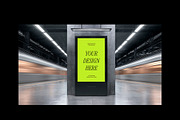 Vertical Billboard Mockup on Subway, a Mockup by rodrigofkaminski (Thumbnail 1 of 4)
