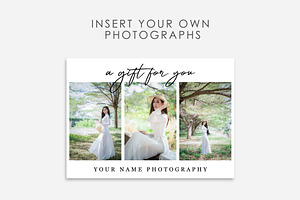 Photography Gift Certificate