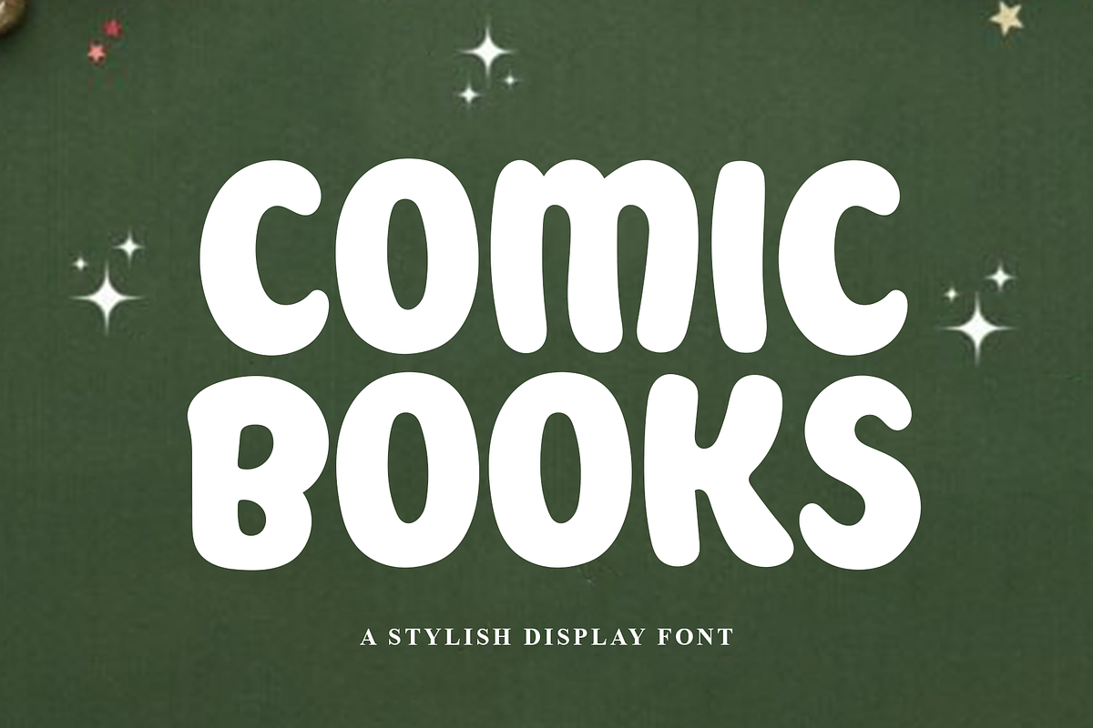 Comic Books, a Script Font by InermediaSTUDIO (Photo 1 of 7)