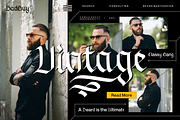 Ganghoods Font, a Blackletter Font by Allouse Studio (Thumbnail 7 of 11)