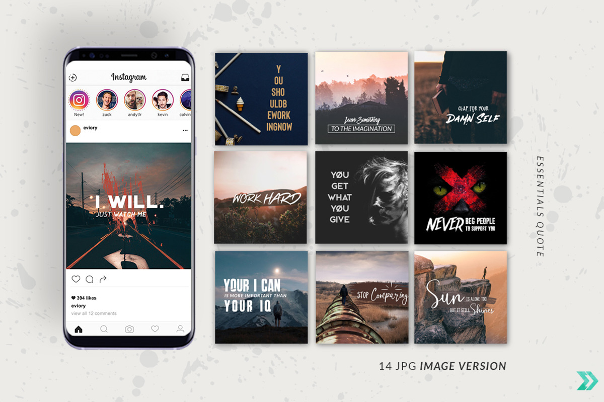 645 Essential Social Media Quotes, a Social Media Template by Eviory (Photo 6 of 25)