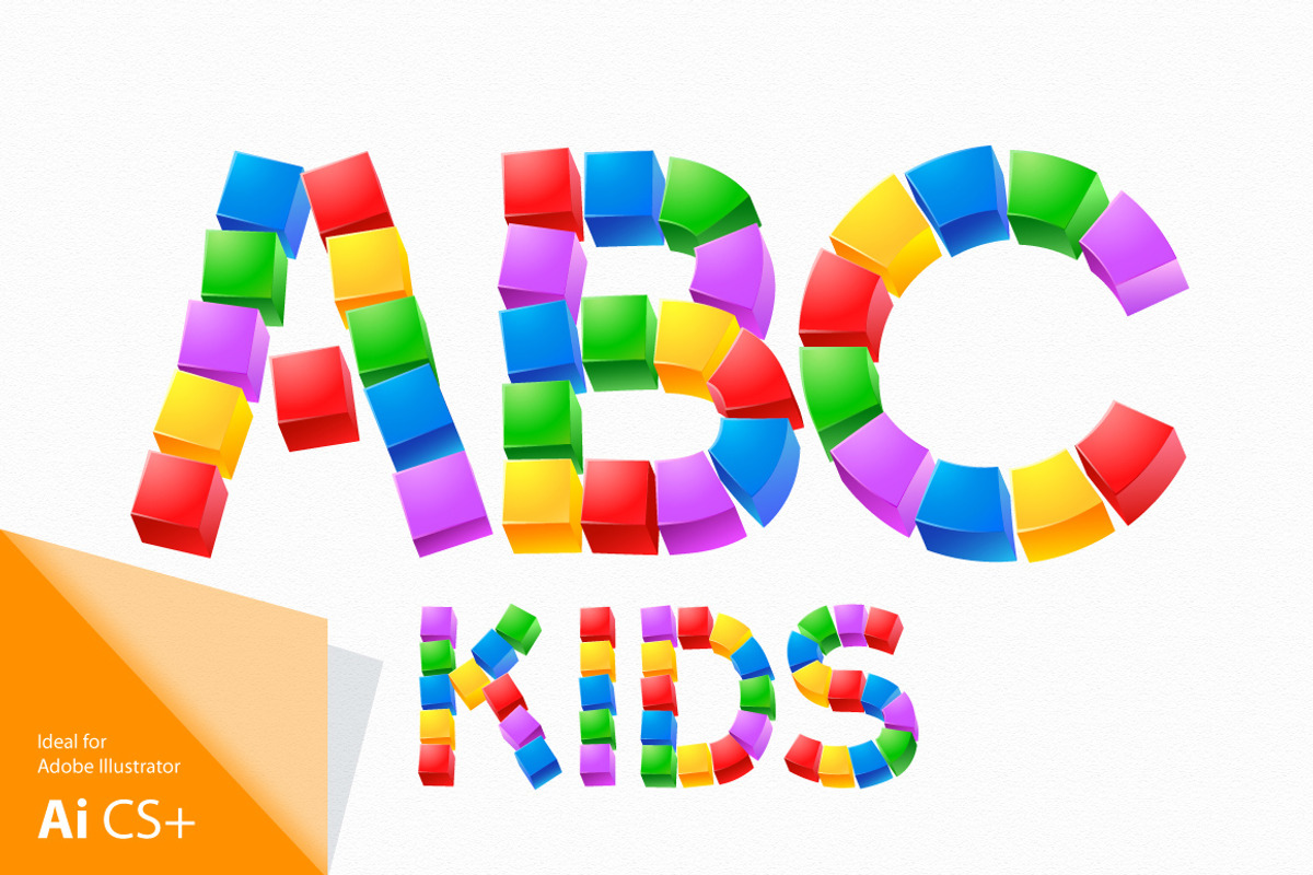 Alphabet of Children's Blocks