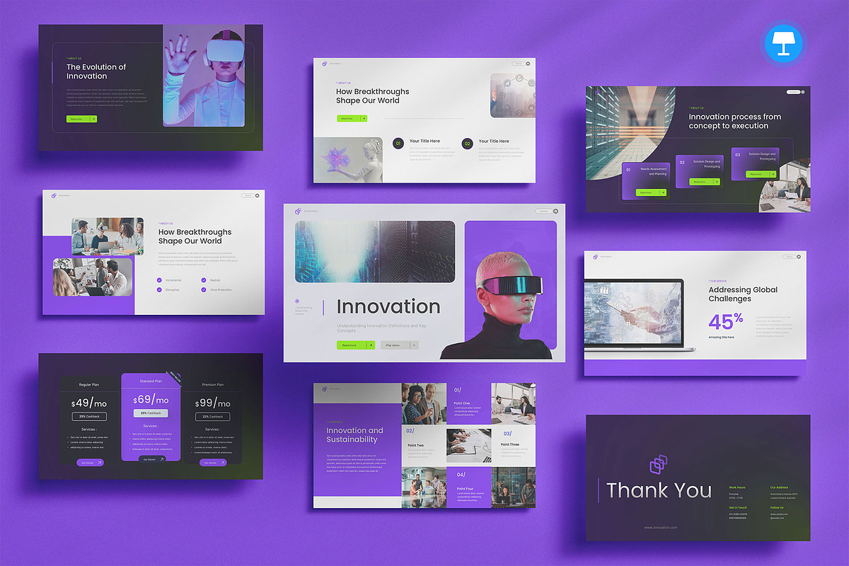 Business Innovation Keynote, a Presentation Template by Pixslides (Photo 1 of 7)