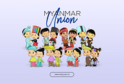 Myanmar Union Illustration, an Illustration by Pixellion (Thumbnail 1 of 2)