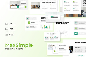 Maxsimple Keynote Template