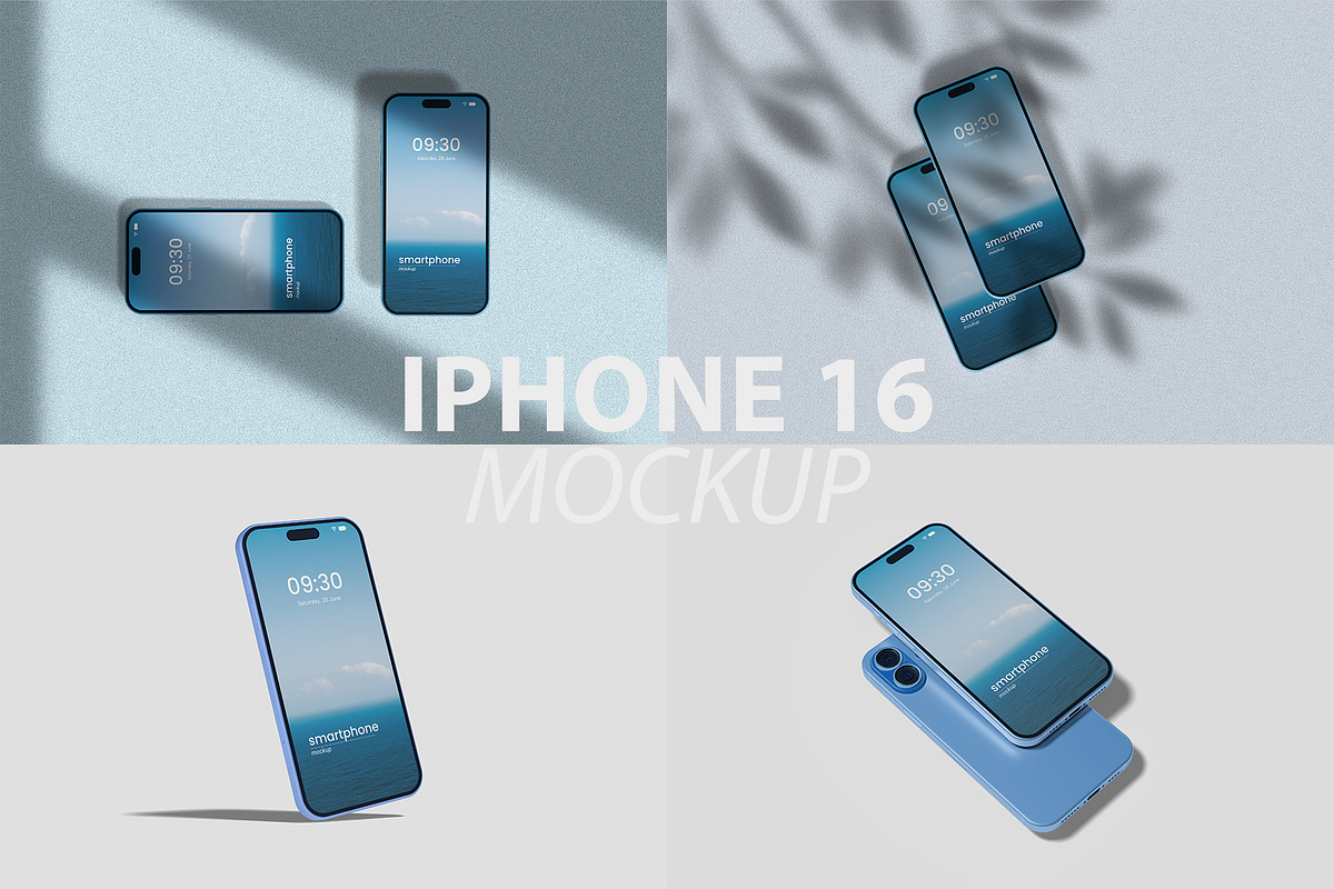 iphone 16 mockup, a Mockup by mojojojo97 (Photo 1 of 11)