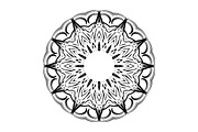 Modern Black and White Mandala Pack, a Decorative Illustration by NJ Himel (Thumbnail 52 of 101)